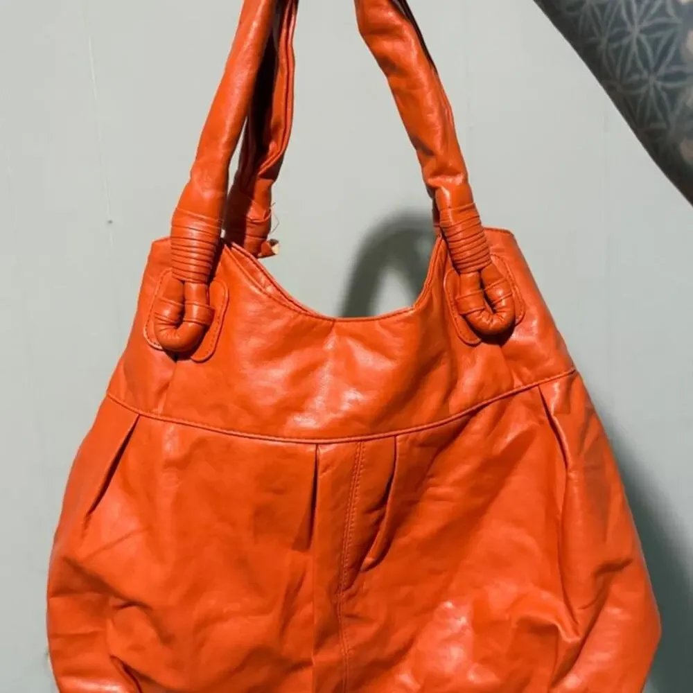 Lulu orange faux